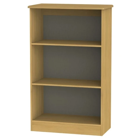 SHE292-O - Sherwood - 2 Shelves Bookcase - Modern Oak Finish