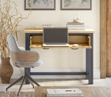 Splash of Blue Spacesaver Desk