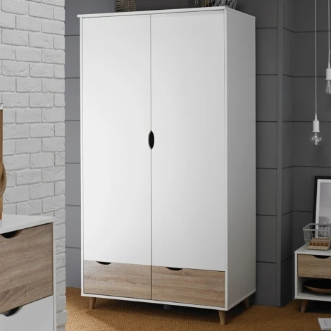 STOCKHROBE2D* - Stockholm 2 Door Wardrobe