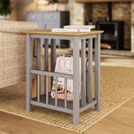 TABMAGGY - Taberno Magazine Rack - Dove Grey