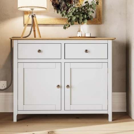 TABSB22WH - Taberno 2 Door 2 Drawer Sideboard - Linen
