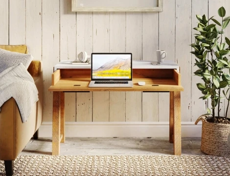 VWP06A - Trinity Reclaimed Home Office Desk / Dressing Table