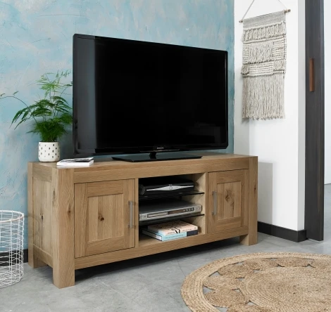 Turin Light Oak Entertainment Unit