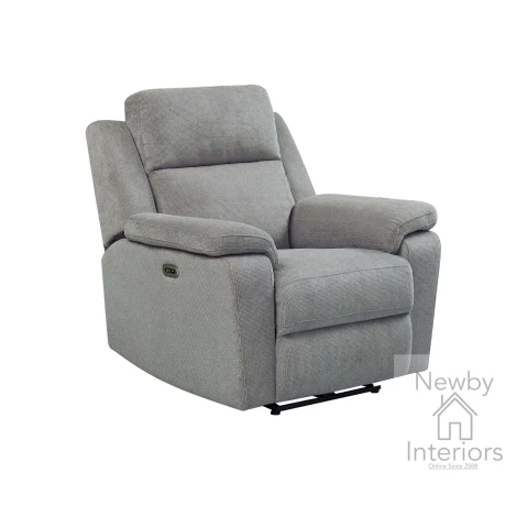 TYL-311E-ST - Tyler Stone Fabric Electric Power Recliner Chair