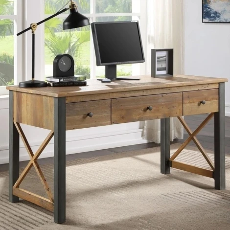 Urban Elegance Reclaimed Home Office Desk / Dressing Table