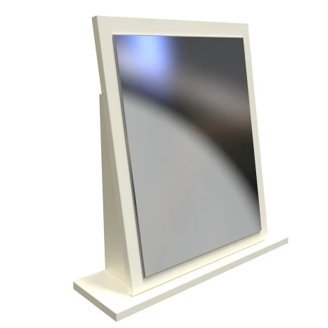 VIC044-CARO - Victoria - Cream Ash Small Dressing Table Mirror