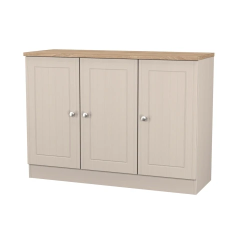 VIE205-KABO - Vienna Kashmir Ash & Bardolino Oak 3 Door Cabinet