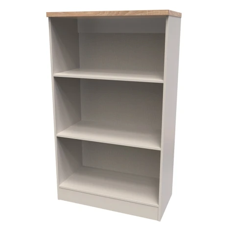 VIE292-KABO - Vienna Kashmir Ash & Bardolino Oak Open Bookcase