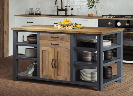 Splash of Blue Kitchen Island VTTB02E