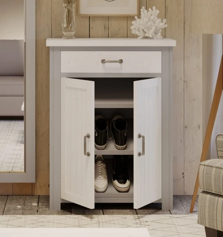 Greystone Shoe Storage Cupboard With Drawer VTTG20A