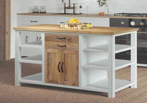 Splash of White Kitchen Island VTTW02E