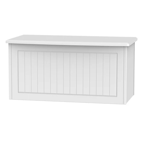 WAR035-WM - Warwick White Matt Blanket Box
