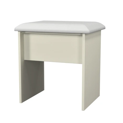 WAR040-CO - Warwick Cream Ash & Modern Oak Vainty Stool