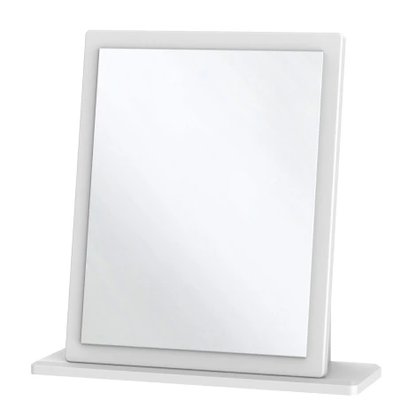 WAR044-WM - Warwick White Matt Small Mirror