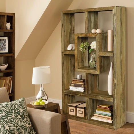 Yoga Straight 100 Cm Wide Mango Bookcase